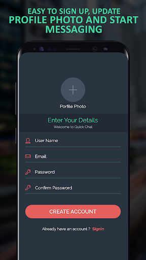 QuickChat Screen 2