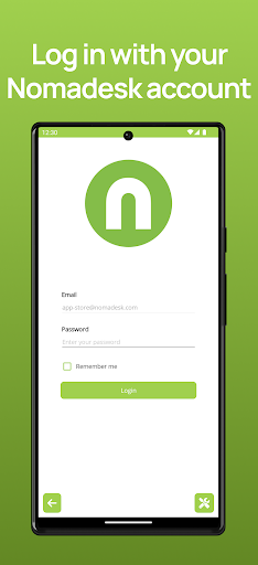 Android application Nomadesk screenshort