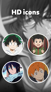 Captura 3 Anime Boys Icons android