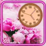 Cover Image of Télécharger Peony Clock Flowers  APK
