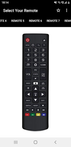 WebOS TV Remote Screen 3