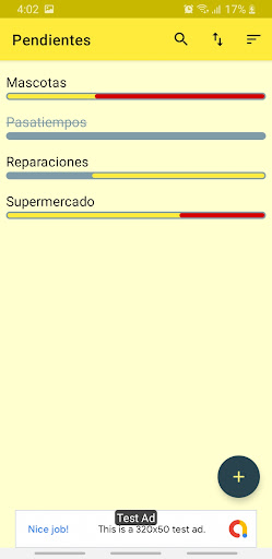 Pendientes Screen 2