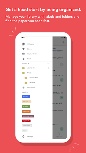 Screenshot of Paperpile
