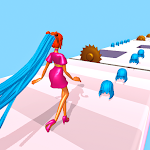 Cover Image of Descargar Perfect Long Hair Walk Race 3D 1.8 APK