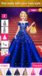 モデルファッションレッドカーペット：女の子のためのドレスアップゲーム