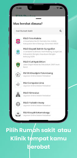 KlikPasien Screen 2