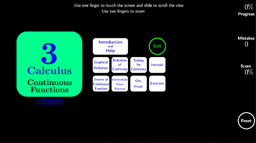 Android application Calculus Tutorial 3 screenshort