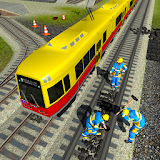 Indian Train City Drive Road Construction Sim icon