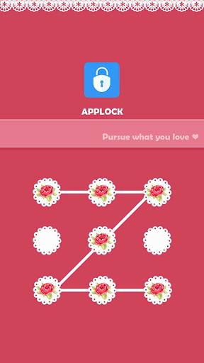 AppLock Theme Rose&Lace Screenshot 4 - AppWisp.com