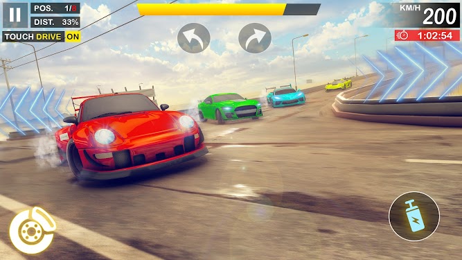 #3. Crazy Car Offline Racing Games (Android) By: Golden Guns Studio