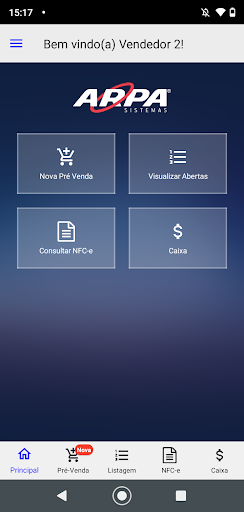 Android application Pré-Venda 2022 screenshort