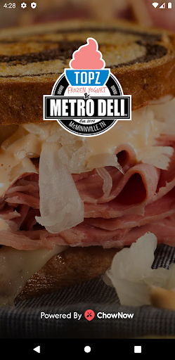 Android application TOPZ Frozen Yogurt Metro Deli screenshort