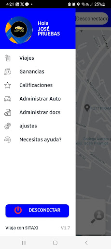 SITAXI CONDUCTOR BETA Screen 3