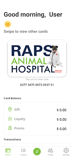 Android application RAPS Animal Hospital screenshort