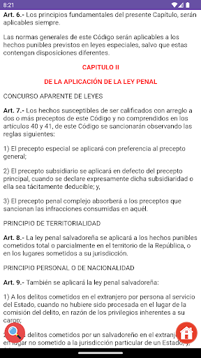Código Penal de El Salvador Screen 2