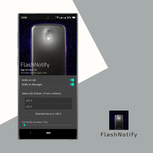 FlashNotify - Flashlight Alert Screen 3