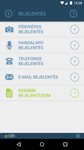 NÉBIH Navigátor Screen 3