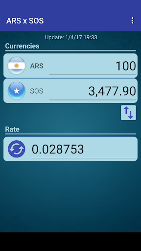 Android application Arg. Peso x Somali Shilling screenshort