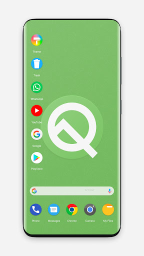 Android application Q theme for Computer Launcher screenshort