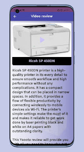 Screenshot 6 Ricoh SP 450DN guide android