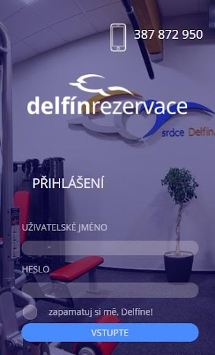 Android application Delfín screenshort