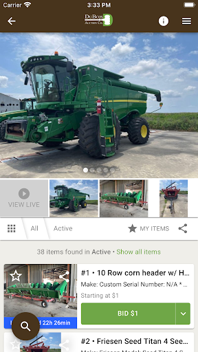 DuBois Auction Co Screen 3