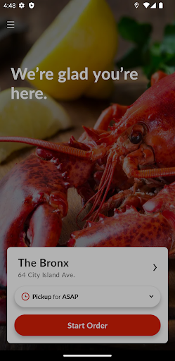 Android application Sammy's Shrimp Box screenshort