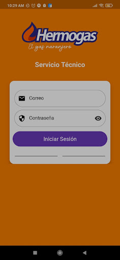 Android application Servicio Técnico screenshort