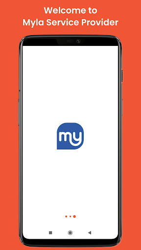 Android application Myla Service Provider screenshort