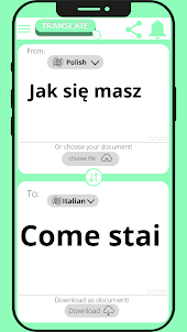 Italian-Polish Translator