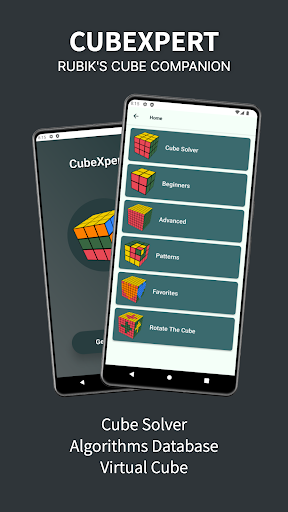 Android application CubeXpert Rubiks Cube Solver screenshort
