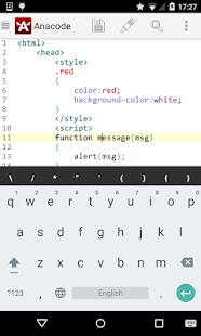 Anacode IDE Android/C/C++/JAVA Screenshot