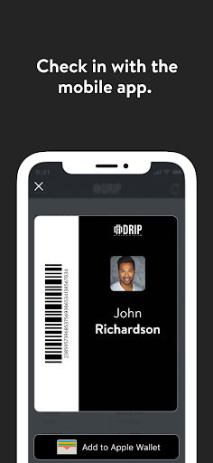 Screenshot of Drip Athletic Club