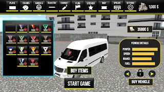 Van games bus simulator game - Screenshot 1