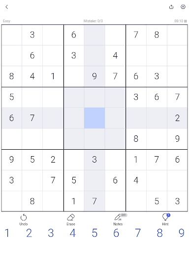 Sudoku - Sudoku puzzle, Brain game, Number game  Screenshots 9