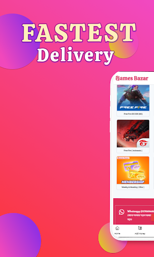 Game Bazar - Diamond Topup App Screen 3