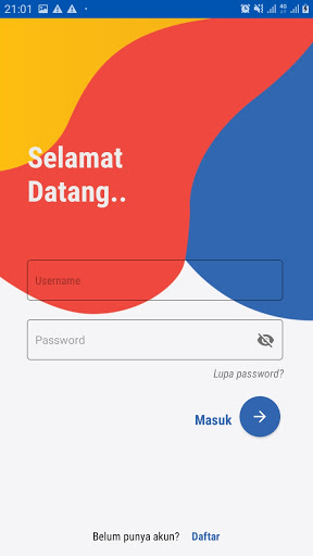 Android application Ticket Book screenshort
