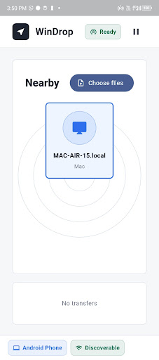 App screenshot
