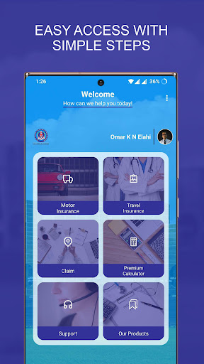 Android application Sena Kalyan Insurance screenshort