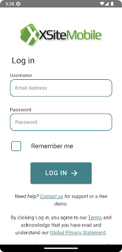 Android application xsitemobile screenshort