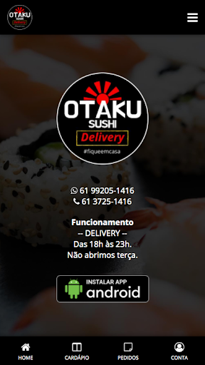 Android application Otaku Sushi screenshort