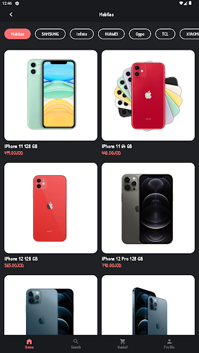 Android application Luxury Phone Center screenshort