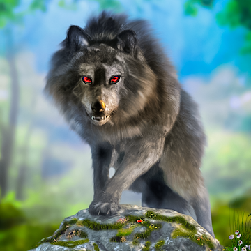 Screenshot 1 Wolf Simulator: Animal Tales android