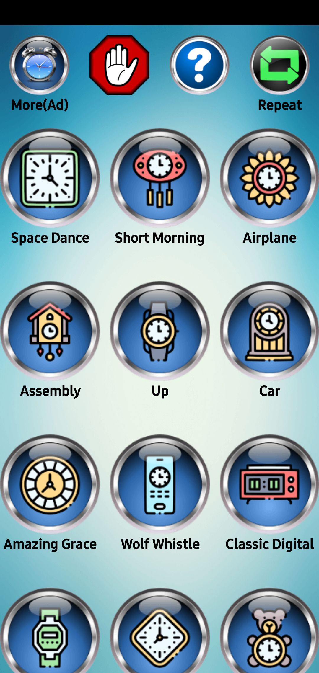 Android application LOUD Alarm Ringtones screenshort
