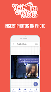 Create Quote - Write text on photo Screenshot