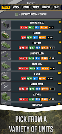 Game screenshot Uprise: Roguelike War Game apk download