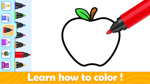 Android application Toddler Coloring Book For Kids screenshort