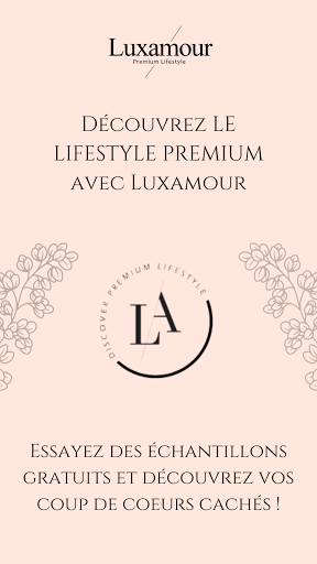 Android application Luxamour : échantillons, beaut screenshort