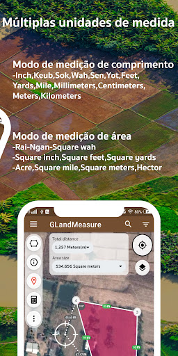 Medidor de Áreas GLand Measure screenshot 2