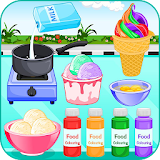 Cooking ice cream and gelato icon
